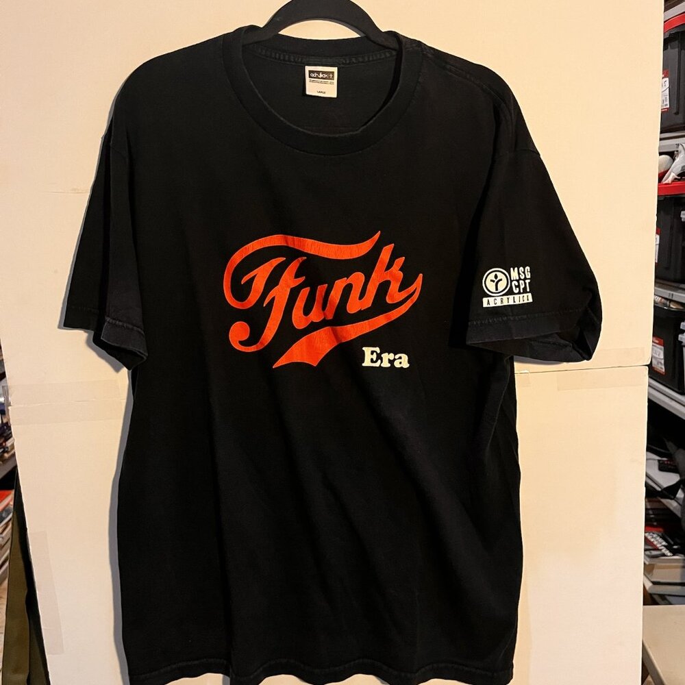 Funk Era T-Shirt Black – MSG CPT Entertainment Logo – Gildan – Size large